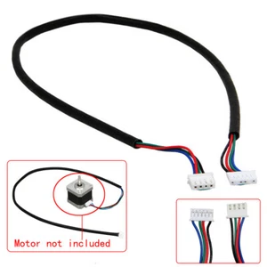 Cable de 4 hilos de 100 cm para motor paso a paso eje NEMA17 para impresora 3D CNC de 5 mm OK - Imagen 1 de 3