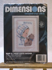 Dimensions Counted Cross Stitch Kit - 'Baby & Teddy Birth Record' - 6612 - NIP