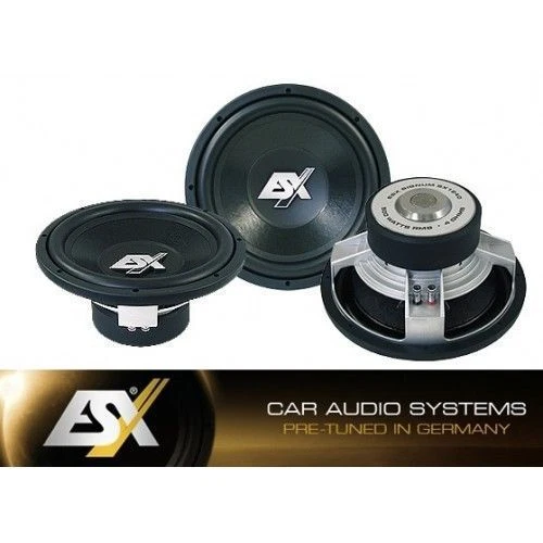 ESX SX840 Subwoofer 20cm 300 Watt RMS, 600 Watt Peak ESX SX-840 - Bild 1 von 1