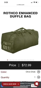 Rothco Military Bag - Picture 1 of 6