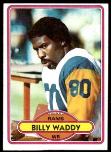 1980 Topps #342 Billy Waddy Los Angeles Rams - Imagen 1 de 2