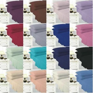 Extra tief 40 cm Spannbettlaken Einzel 4 Fuß Doppel King Super King Size - Bild 1 von 32