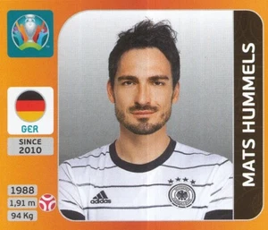 608x MATS HUMMELS # GERMANY DEUTSCHLAND UPDATE STICKER PANINI UEFA EURO 2020 - Bild 1 von 2