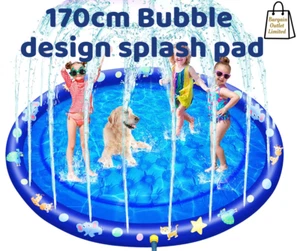 170cm bubble design splash mat pad fun toys swimming pool kids garden summer big