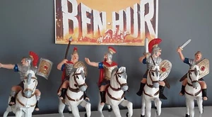 Ben-Hur. Roman legion toy soldiers. Legión romana, Reamsa 1960s by Gomarsa 1980s - Picture 1 of 12