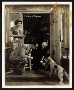 1944 Myrna Loy Asta William Powell The Thin Man Goes Home Set Still MGM Photo - Foto 1 di 2