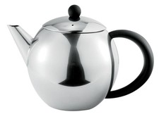 Benzer - Como Polished Steel Tea Pot 1Ltr 6 Cup