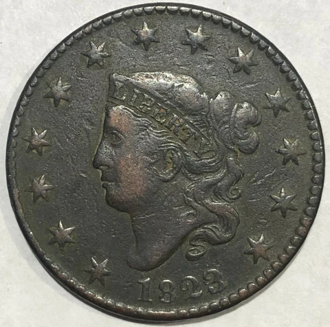 1823/2 Liberty Coronet Head Large Cent Cover