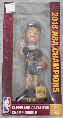 NEW Kevin Love Cleveland Cavaliers Champ Bobblehead 2016 NBA Champions Cover