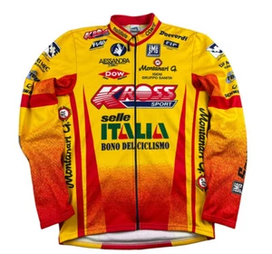Kross Selle Italia Santini vintage RadtrikotGr. ca. L BW 53cm Jacke Shirt MZ17 - Bild 1 von 5