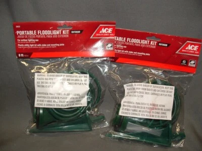 2 NEW Portable Floodlight Kits ACE #31672 - Image 1 of 3