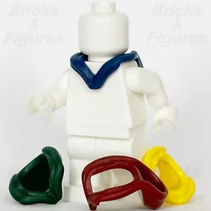 LEGO Dark Blue Red Green Yellow Hood Folded Down Minifigure Part 15428 76416 x 4 - Picture 1 of 4