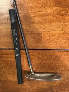 Original Ping Zing Karsten 85020 Putter RH kommt mit neuem Blackout Ping Griff - Bild 1 von 14