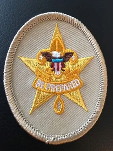 Star Rank Badge Emblem Patch BSA Since 1910 Backing - Picture 1 of 1