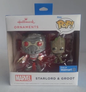 Hallmark Funko Pop! 2022 Starlord and Groot Marvel Christmas Ornament - Multiple! - Bild 1 von 6