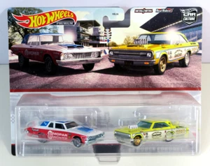Hot Wheels Car Culture '63 Plymouth Belvedere 426 Wedge & '65 Dodge Coronet NEW - Picture 1 of 5