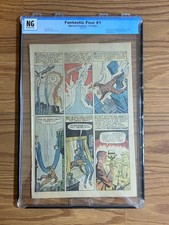 Fantastic Four # 1 Page Pg 1961 1st In Story Pg Mr Fantastic, Team Panel, Named