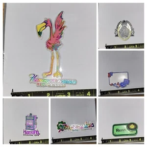 Casino Souvenir Rubber Refrigerator Magnets you choose ~ new added 10/04/24 - Picture 1 of 26