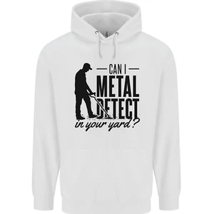 Can I Metal Detect Funny Detector Detecting Childrens Kids Hoodie - Picture 1 of 64