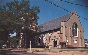 Trinity Methodist Church Opelika Alabama Postcard - Picture 1 of 2
