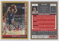 2005-06 Bowman Draft Chrome Gold Refractor /50 Mike Miller #74