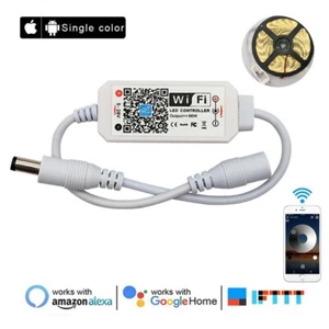 DC 5~28V Single Color Wifi Wireless Controller For LED Strip Light IOS Android - Picture 1 of 9