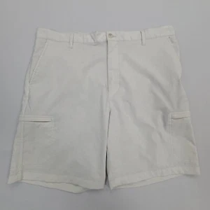 Chaps Shorts Mens 38 Brown Beige Chino Outdoors Casual Comfort Stylish Golf - Picture 1 of 11