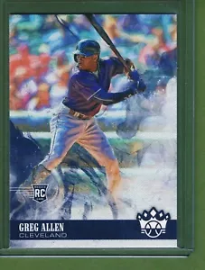 2018 Panini Diamond Kings Rookie Greg Allen #91 Cleveland Indians - Picture 1 of 2