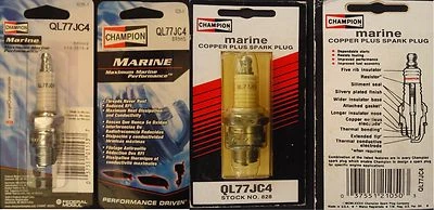 Champion Spark Plug QL77JC4 #828-1 Replaces QL77JC RL7 SELECT: New or Older Pack