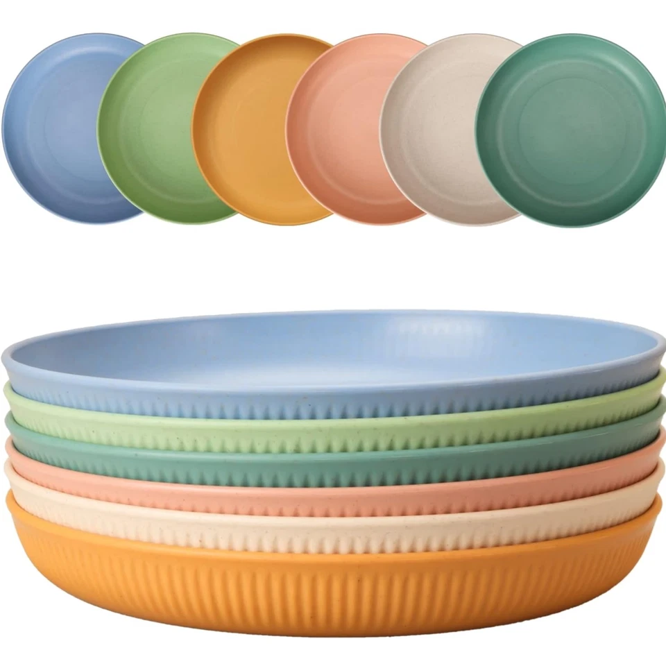 Kunststoffteller Set, Picknick Teller, Campingteller, Mikrowelle, spülmaschin... - Bild 1 von 4