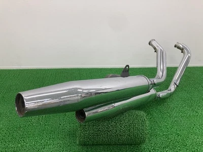 Silenciador clásico Kawasaki Vulcan 1500 usado K355 VNT50D (escape completo estándar... Foto 1 de 4