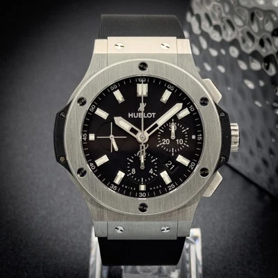 Cronógrafo Hublot Big Bang 44 mm 301.SX.1170.RX esfera negra acero cerámica Foto 1 de 4