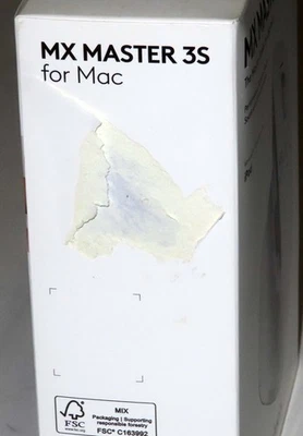 Logitech MX Master 3S For Mac Bluetooth Wireless Mouse — Pale Gray Or Black NEW - Image 1 of 2