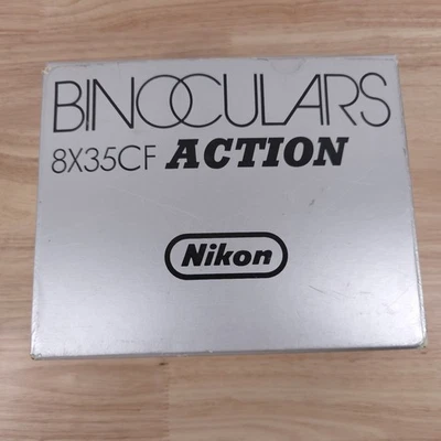 VTG Nikon 8x35 8.2° Wide Field Binoculars w/ Box Case Caps Booklet Clean Japan - Image 1 of 4
