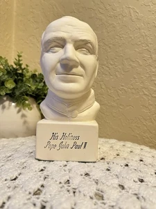 Pope John Paul II Bust Signed C. Parsons 86'(9" Tall White Ceramic) - Picture 1 of 7