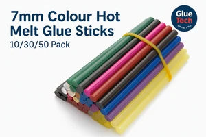 7 mm*150 mm Farbe Heißschmelzen Kleber Sticks Heißkleber Hobby Handwerk Zum Selbermachen 10/30/50 Stck. - Bild 1 von 26
