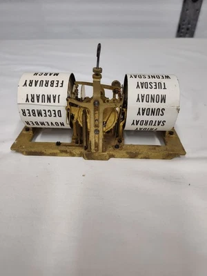 Antique Seth Thomas Calendar Clock Lower Unit Day/Date - Image 1 of 3