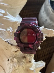 Camouflage Camo CASIO G-Shock (3436) Women's 45mm Digital Watch Purple Pink Case - Picture 1 of 5