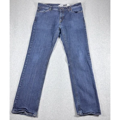 VOLCOM Mens Jeans 36 Solver Modern Straight Designer Blue Denim Pants - Image 1 of 4