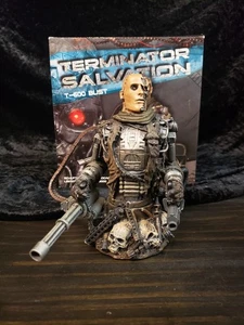 Terminator Salvation T-600 Bust Statue - Limited /3000 Made (READ - DAMAGED) - Picture 1 of 17