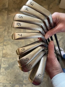 Mizuno T-Zoid Sure Irons Golf Clubs 3-SW PW LEFT Handed ACCEL-ARC AMORPHOUS CARB - Picture 1 of 17