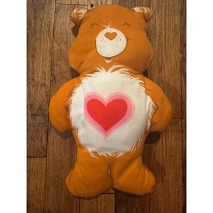 Peluche cuscino vintage cura orsi taglio e cucito cuore tenero fatto a mano 12" tessuto (1983) - Foto 1 di 3