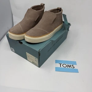 Toms Stiefel Damen 9,5 Paxton Freizeit Slipper Stiefelette 10014101 Braun Wildleder - Bild 1 von 7