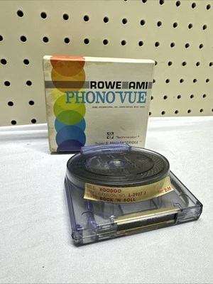 ROWE AMI PHONOVUE SUPER 8 MAGI-CART ~ VOODOO L-2907 J ~ VINTAGE COLLECTIBLE RARE - Image 1 of 4
