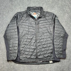 Columbia Puffer Jacket Mens XL Black Omni-Heat Insulated Lightweight Coat - Picture 1 of 9
