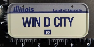 1990 Post Cereal ILLINOIS Metal Mini License Plate (m90p0013) - Picture 1 of 2