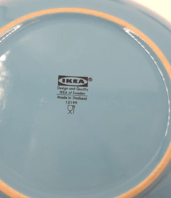 IKEA Fargrik 219 63 AQUA GREEN Salad Plates 8.25” Set of 4 Excellent - Image 1 of 3