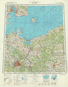 Russian Soviet Topographic Maps – sheet BERLIN (Germany) 1:1Mio., ed.1979 - Picture 1 of 1