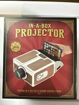 Projector In A Box  Phone Movie Photo Projector Fits Phones 3.1 X 6.3 Inches - Image 1 of 4