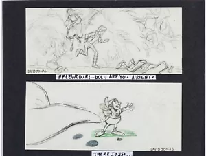2 Caldero Negro (1985) Guiones gráficos David Jonas Disney Arte de producción original - Imagen 1 de 1